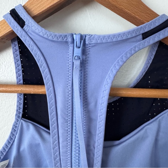 Athleta swim/athletic top navy blue and periwinkle Size XXS - Picture 4 of 6